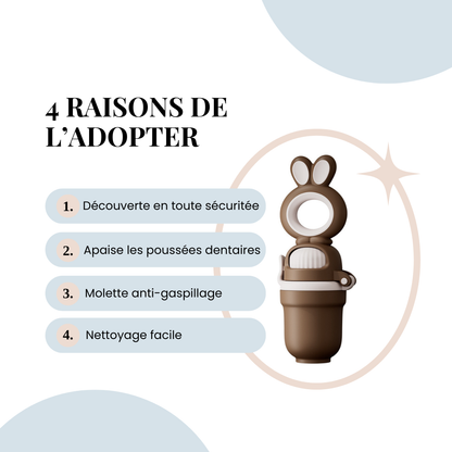 Tétine d’apprentissage  –  Goûter en toute sécurité